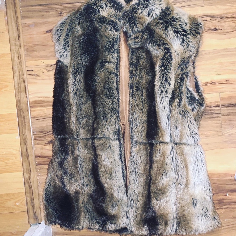Brown Fur Vest